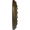 Ekena Millwork Olivia Ceiling Medallion (Fits Canopies up to 2 1/8"), Hand-Painted Brass, 7 7/8"OD x 1 1/8"P CM07OLBRS - alternate 2